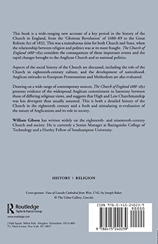 The Church of England 16881832,Used