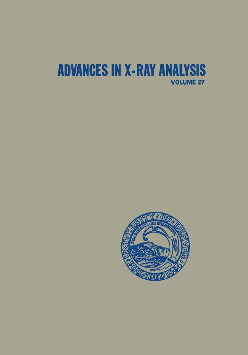 Advances in XRay Analysis, Vol. 27,Used