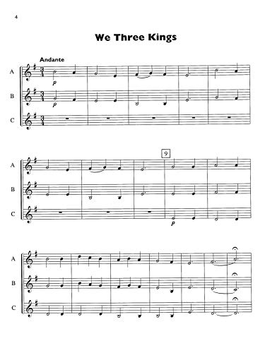 Yamaha Christmas Ensembles: Clarinet, Bass Clarinet (Yamaha Band Method),Used