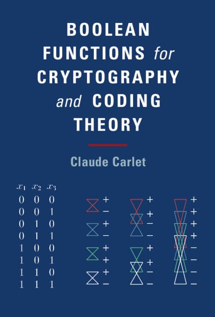 Boolean Functions for Cryptography and Coding Theory,Used