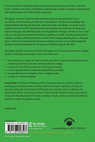 Strategic Integrated Marketing Communications,Used