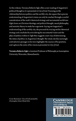 Politics and the Earthly City in Augustine's City of God,Used