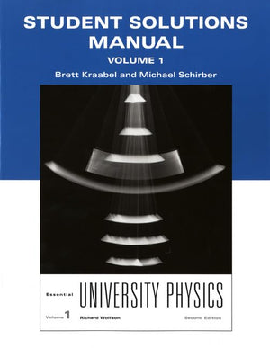 Student Solutions Manual For Essential University Physics, Volume 1,New