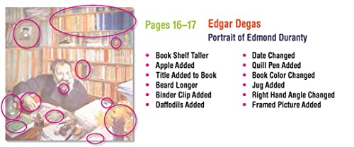 Spot the Differences: Art Masterpieces, Book 3 (Dover Kids Activity Books),Used