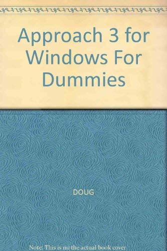 Approach 3 for Windows for Dummies,Used