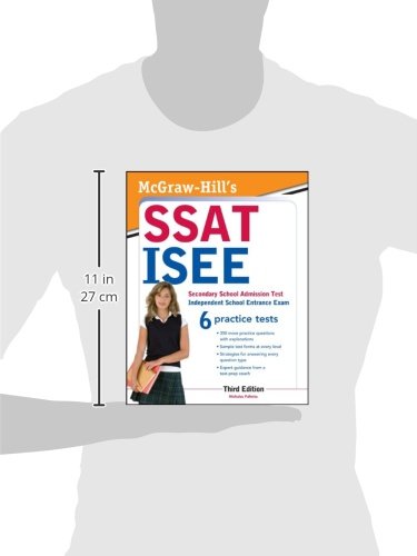 McGrawHill's SSAT/ISEE: Secondary School Admission Test, Independent School Entrance Exam,Used