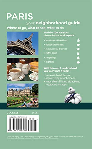 Michelin Paris Map & Guide (Michelin Map & Guide Series),Used