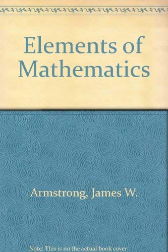 Elements of Mathematics,Used