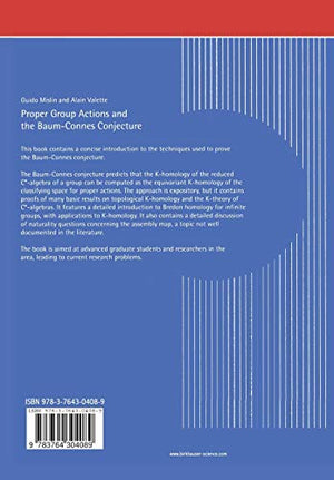 Proper Group Actions and the BaumConnes Conjecture (Advanced Courses in Mathematics  CRM Barcelona),Used