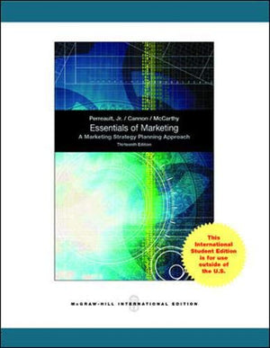 Essentials of Marketing [Oct 01, 2011] Perreault Jr., William D.; Cannon, Joseph P. and McCarthy, E. Jerome,Used