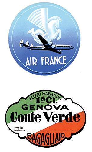 Oldfashioned Luggage Labels (Dover Stickers)-new