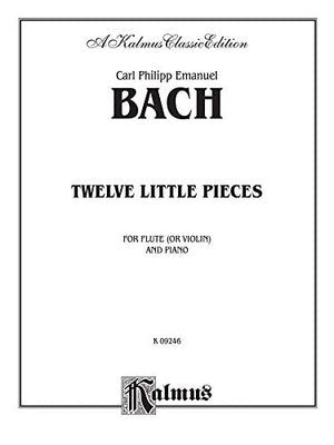 Twelve Little Pieces: Flute (or Violin) & Piano, Part(s) (Kalmus Edition),Used