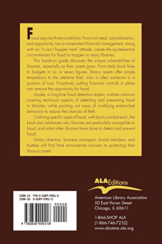 Small Change, Big Problems: Detecting and Preventing Financial Misconduct in your Library,Used