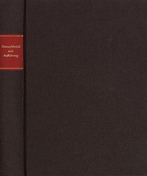 Vernunftkritik Und Aufklarung: Studien Zur Philosophie Kants Und Seines Jahrhunderts (German Edition),Used