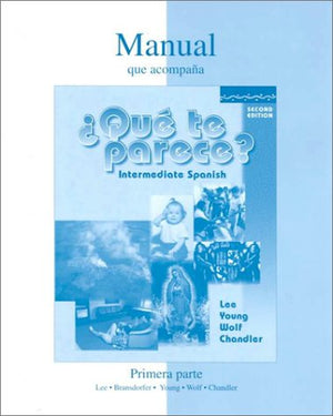 Workbook/Lab Manual (Part 1) to accompany Que te parece?,Used