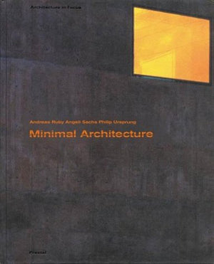Minimal Architecture: From Contemporary International Style to New Strategies (Architecture in Focus),Used