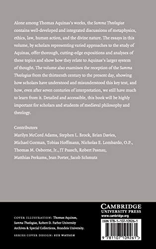 Aquinas's Summa Theologiae: A Critical Guide (Cambridge Critical Guides),Used