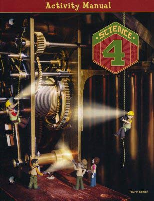 Sceince 4 Student Activity Man,Used