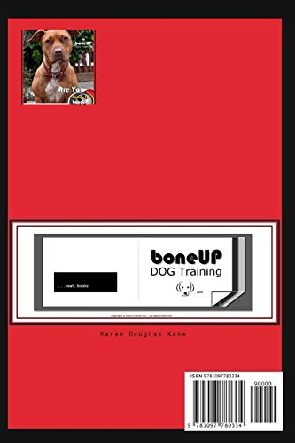 American Pit Bull Terrier Training Book for American Pit bulls By BoneUP DOG Training: Are You Ready to Bone Up? Easy Training *,Used