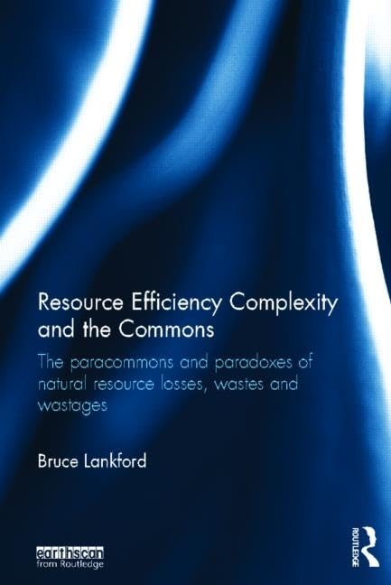 Resource Efficiency Complexity and the Commons: The Paracommons and Paradoxes of Natural Resource Losses, Wastes and Wastages,New