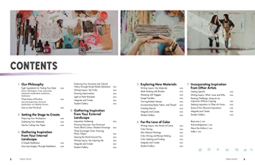 Fresh Paint: Discover Your Unique Creative Style Through 100 Small MixedMedia Paintings,Used