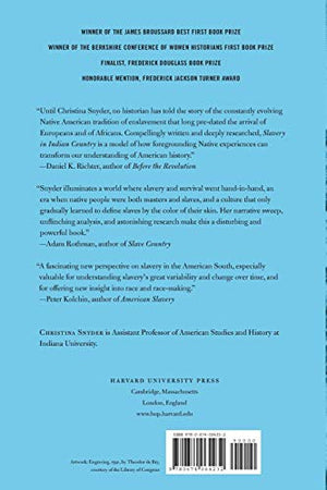 Slavery in Indian Country: The Changing Face of Captivity in Early America,Used
