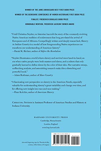 Slavery in Indian Country: The Changing Face of Captivity in Early America,Used