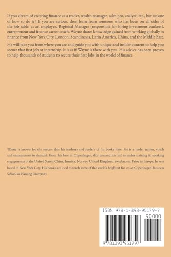 Getting That First Job or Internship In Finance,Used