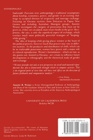 Inalienable Possessions: The Paradox Of Keepingwhile Giving