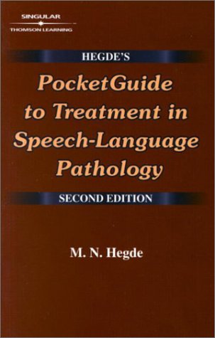 Hegde's Pocketguide to Treatment in SpeechLanguage Pathology,Used