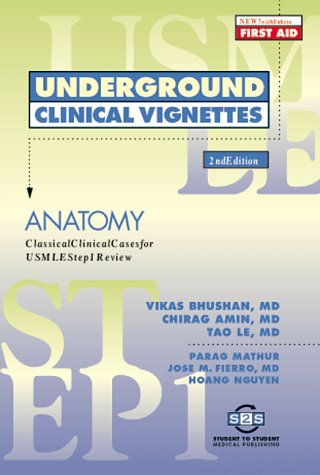 Underground Clinical Vignettes: Anatomy: Classic Clinical Cases for USMLE Step 1 Review,Used