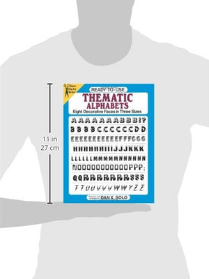 ReadytoUse Thematic Alphabets: Eight Decorative Faces in Three Sizes (Dover Clip Art ReadytoUse),Used