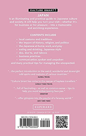 Japan  Culture Smart!: The Essential Guide to Customs & Culture,Used