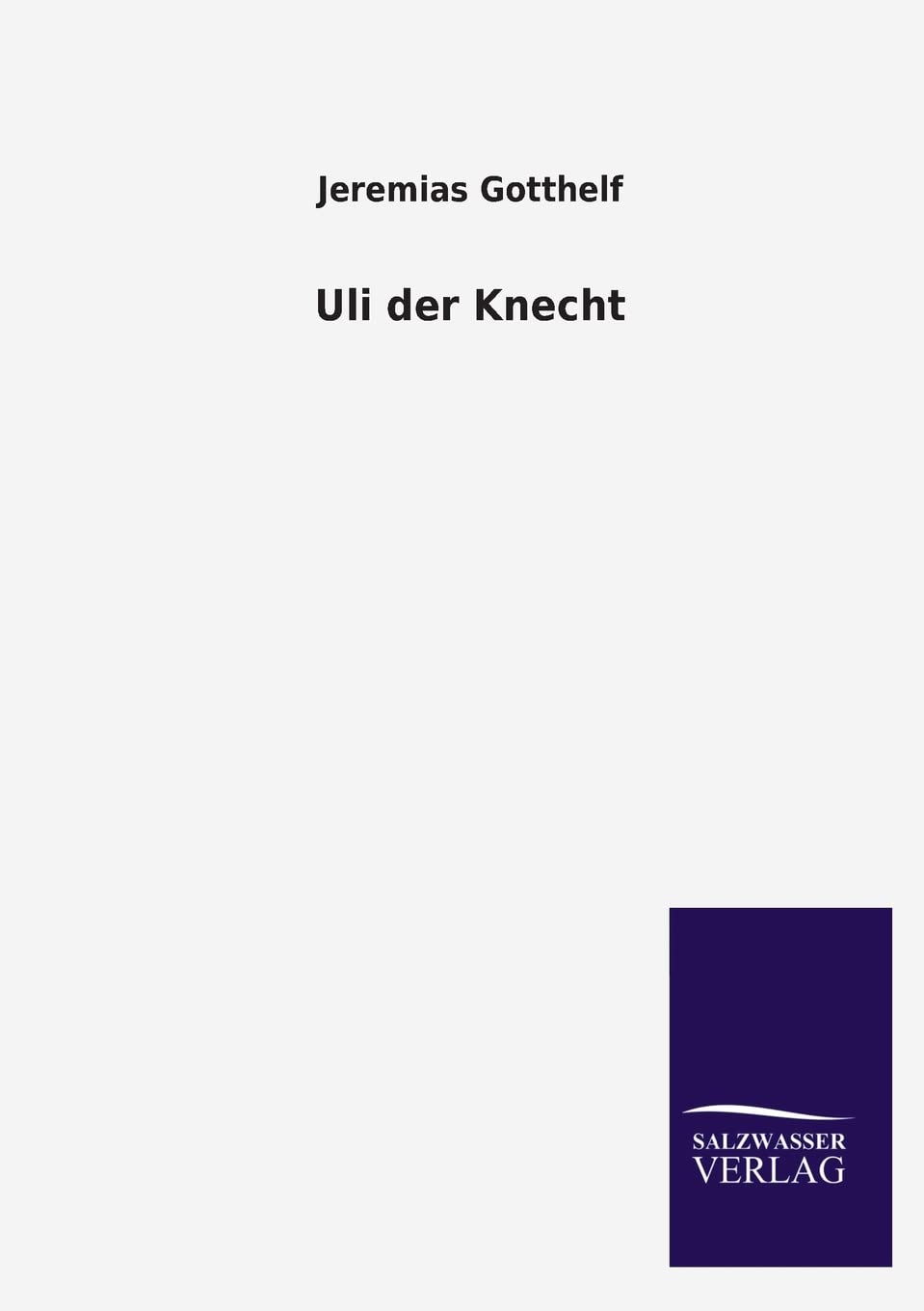 Uli Der Knecht (German Edition),Used