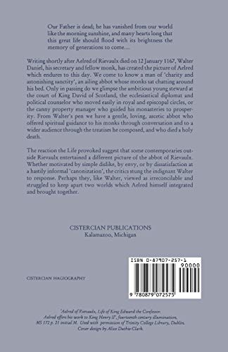 The Life Of Aelred Of Rievaulx: And the Letter to Maurice (Volume 57) (Cistercian Fathers Series),Used