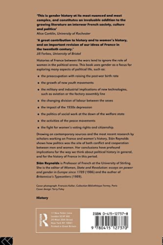 France Between the Wars: Gender and Politics,Used
