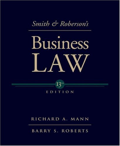 Smith and Robersons Business Law,New