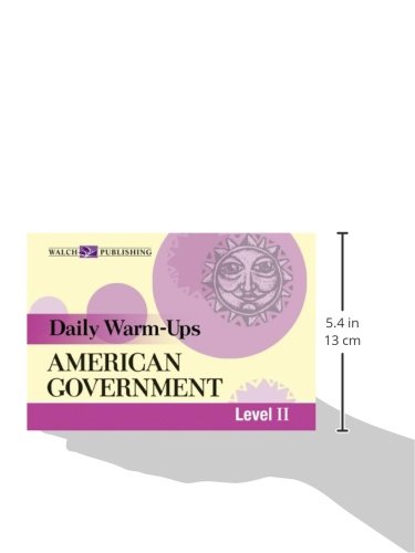 Daily WarmUps  American Government Level 2,Used