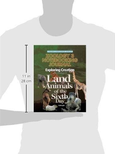 Exploring Creation with Zoology 3: Land Animals of the Sixth Day, Notebooking Journal,Used