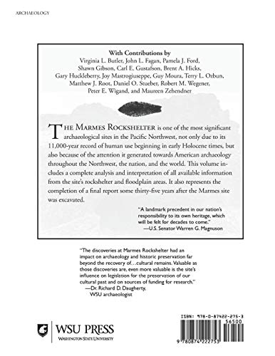 Marmes Rockshelter: A Final Report on 11,000 Years of Cultural Use,Used