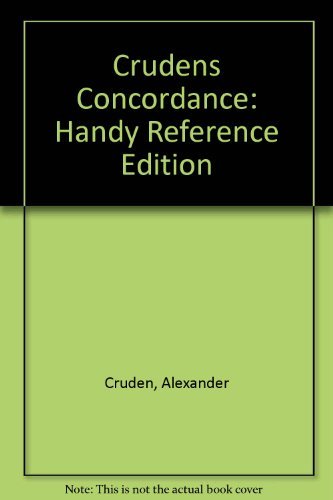 Crudens Concordance: Handy Reference Edition,Used
