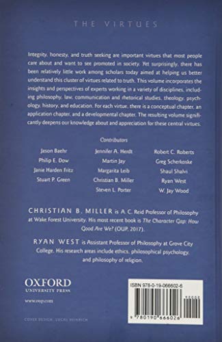Integrity, Honesty, and Truth Seeking (The Virtues),Used