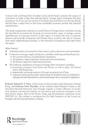 Corporate Links And Foreign Direct Investment In Asia And The Pacific,Used