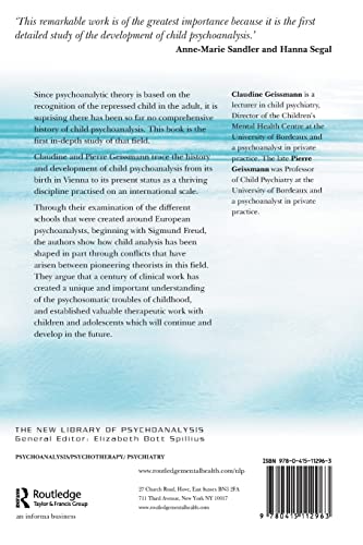 A History of Child Psychoanalysis (The New Library of Psychoanalysis)-New
