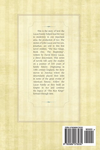 The Rice Kings, Book One, The Beginning,Used