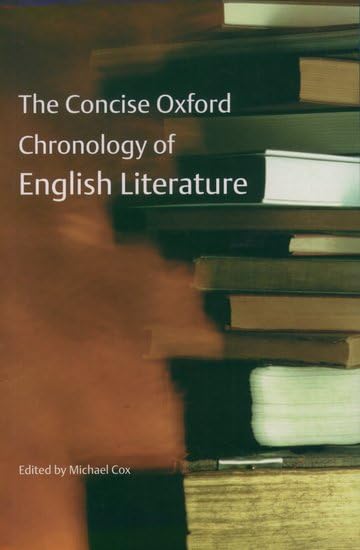The Concise Oxford Chronology Of English Literature-new