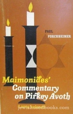 Maimonides Commentary On Pirkey Avoth-new