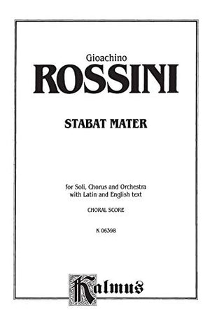 Stabat Mater: SATB with SSATB Soli (Orch.) (Latin, English Language Edition) (Kalmus Edition) (Latin Edition),Used