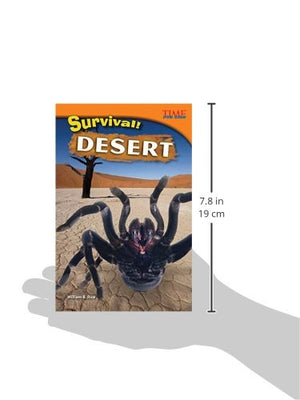 Teacher Created Materials  TIME For Kids Informational Text: Survival! Desert  Grade 4  Guided Reading Level Q,Used