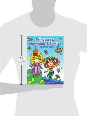 Princesses, Mermaids and Fairies Coloring Book (Dover Fantasy Coloring Books),Used